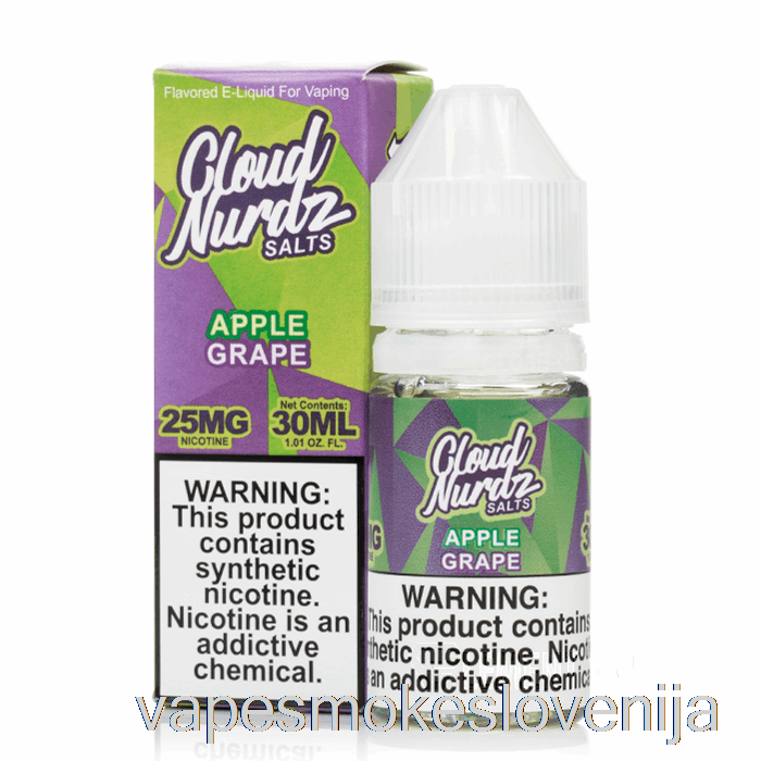 Vape Za Enkratno Uporabo Jabolko Grozdje - Oblak Nurdz Soli - 30ml 50mg
